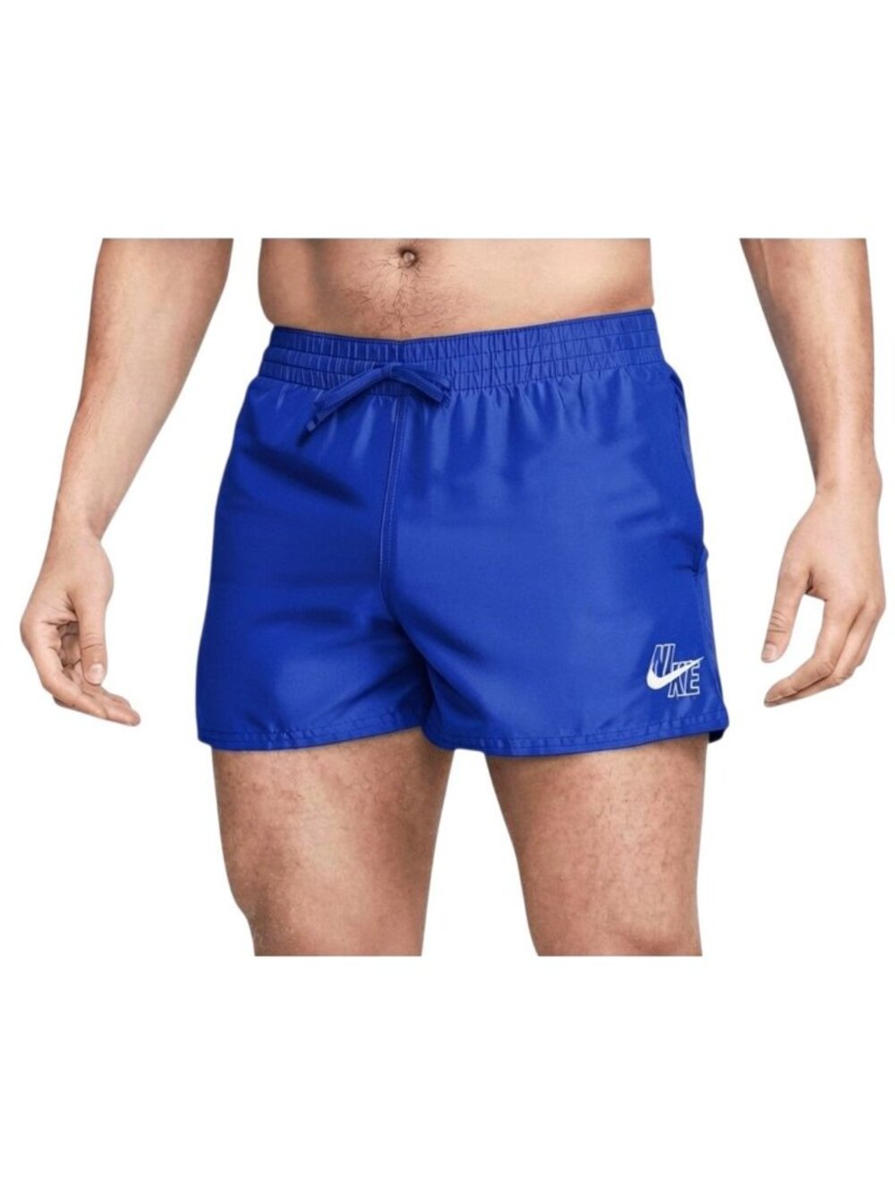 Nike Swim Blue Essential 3" Volley Shorts NESSD452-504 Mens S NEW with Tags